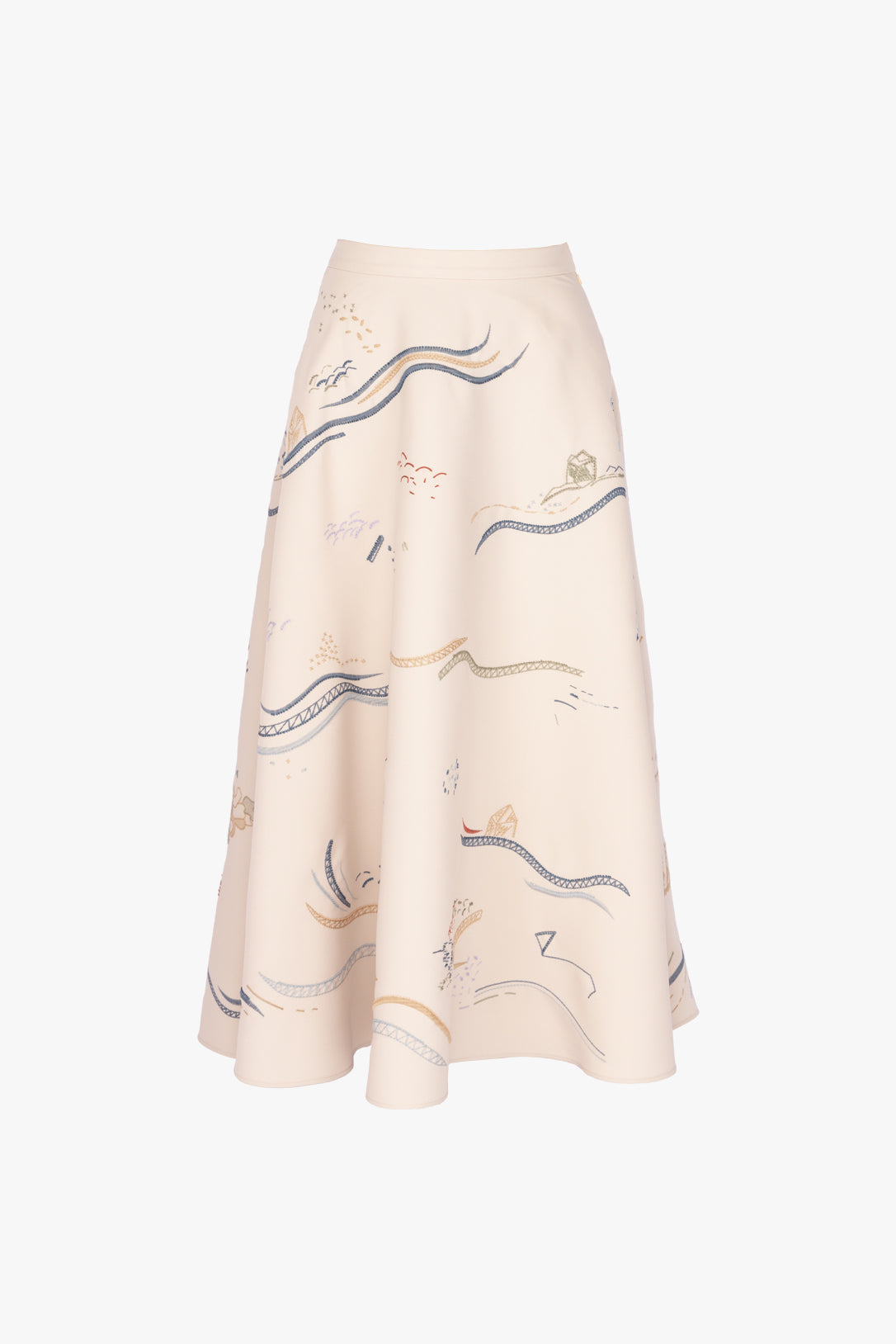 Riverscape handcrafted skirt