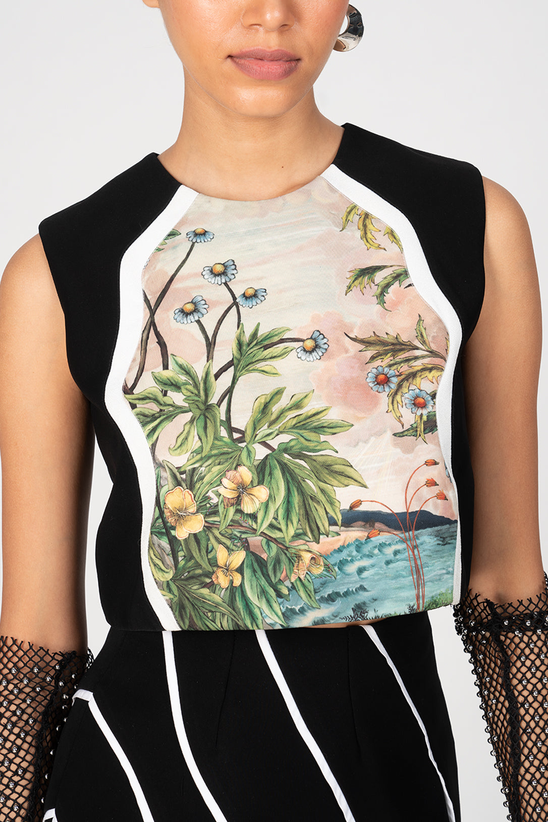 The river printed top